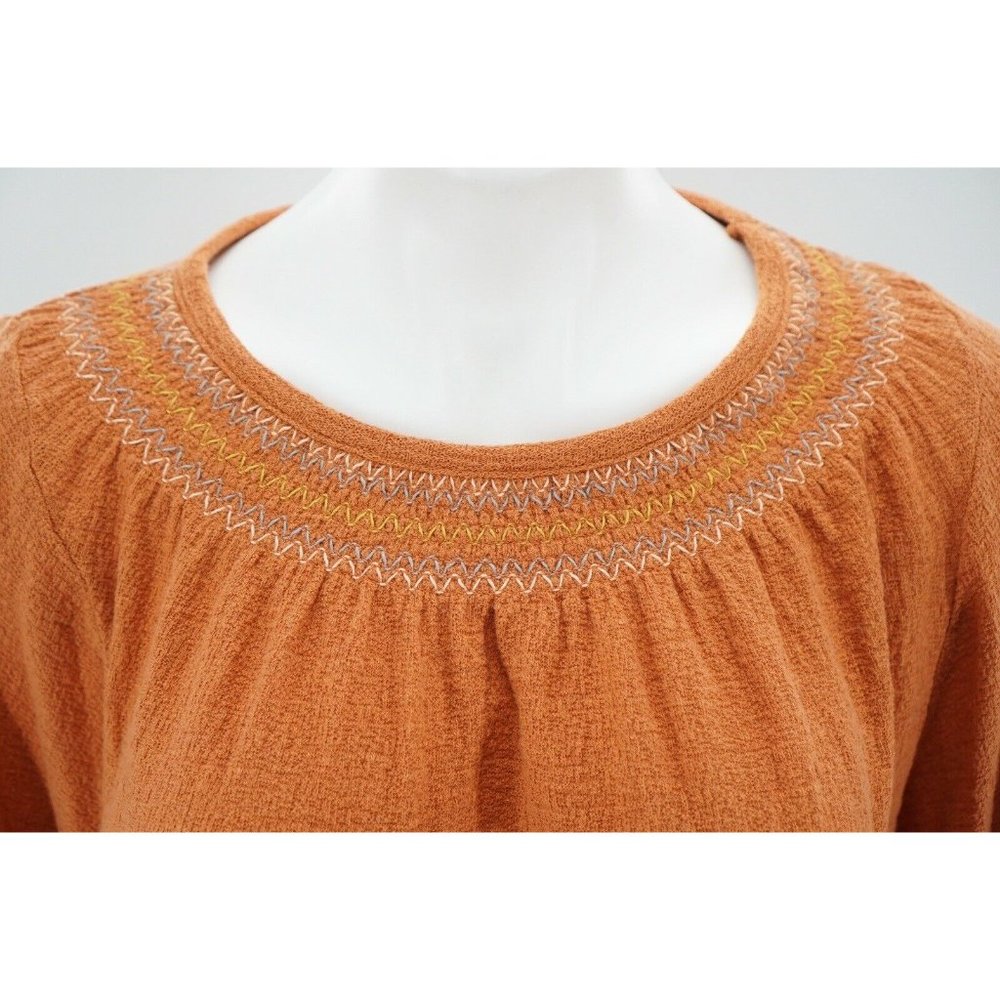 Madewell Superlight Jacquard Embroidered Smocked T - Picture 4 of 12